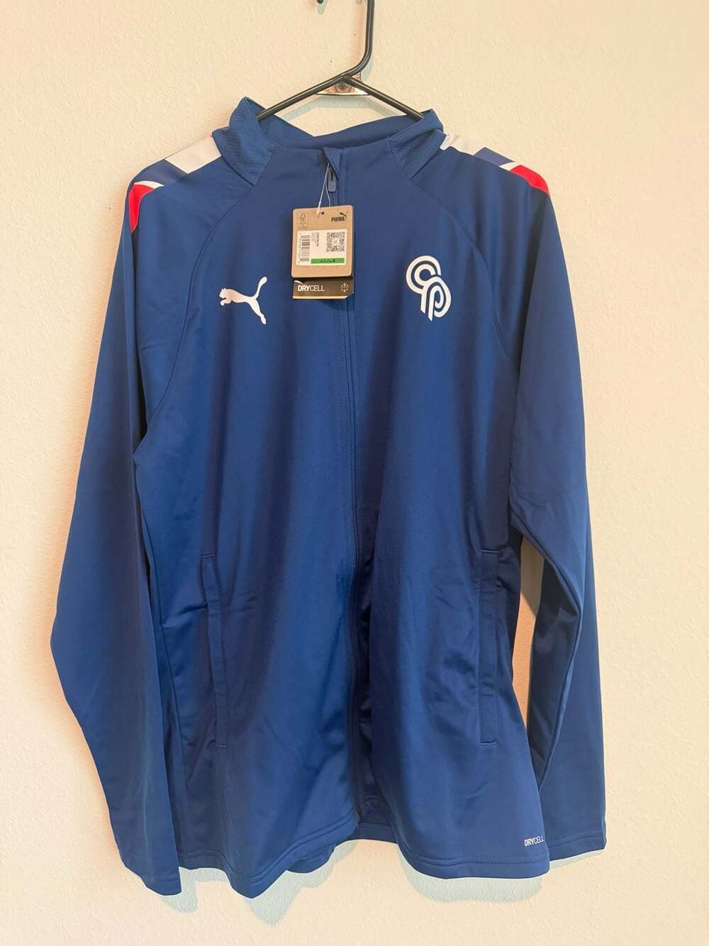 Puma Men's Drycell Christian Pulisic CP10 Full-Zip Track Jacket Blue Size L
